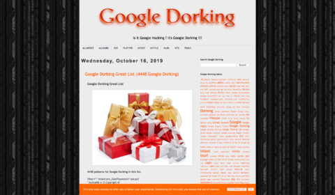  Google-dorking 